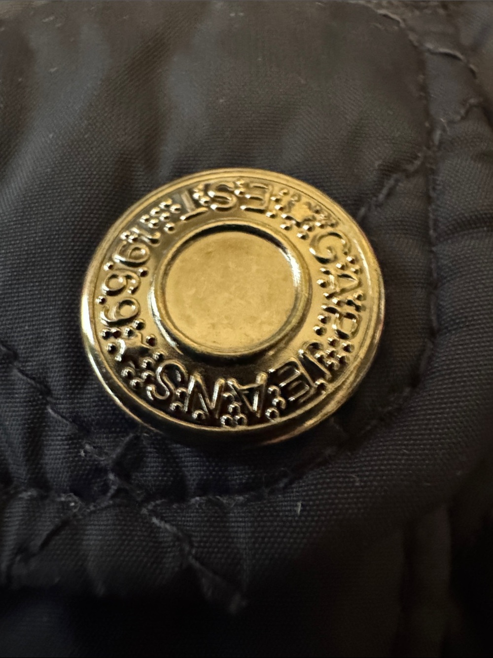 GAP Navy Quilted Button-Front Autumn/Spring Jacket - Picture 6 of 8